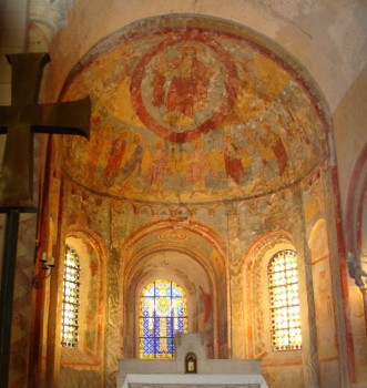 Anzy-le-Duc - Fresques du choeur (site histoire-geographie.ac-dijon.fr)