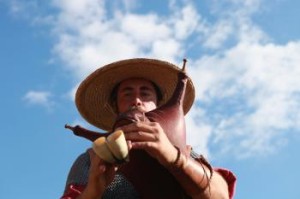 Pascal Minne, joueur de musique antique