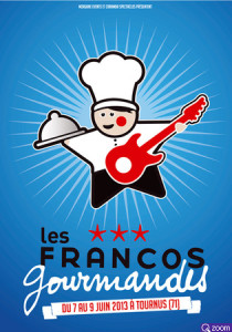 affiche du festival des Francos Gourmandes 2013