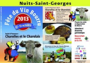 Affiche Fête du vin bourru 2013