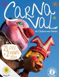 affiche du Carnaval de Chalon 2014