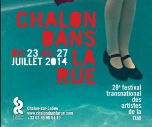 Affiche Chalon dans la rue 2014