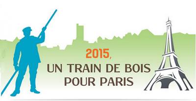 logo "Train de bois pour Paris"