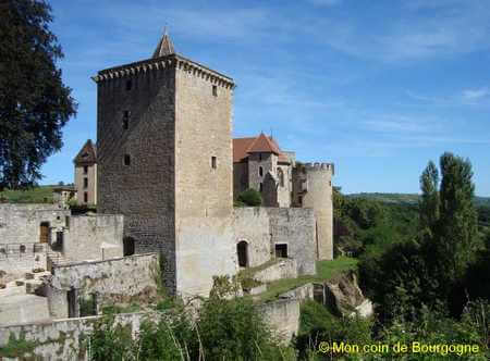 Vue sur château de Couches