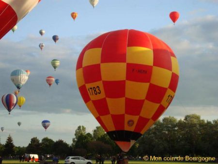 Montgolfiades 2016 - envol collectif