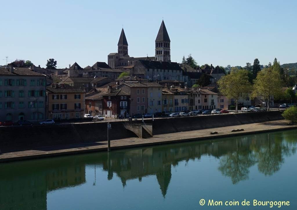 Vue sur Tournus