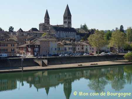 Vue sur Tournus