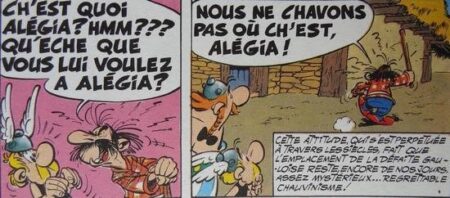 2 cases extraites d'Astérix et le bouclier Arverne