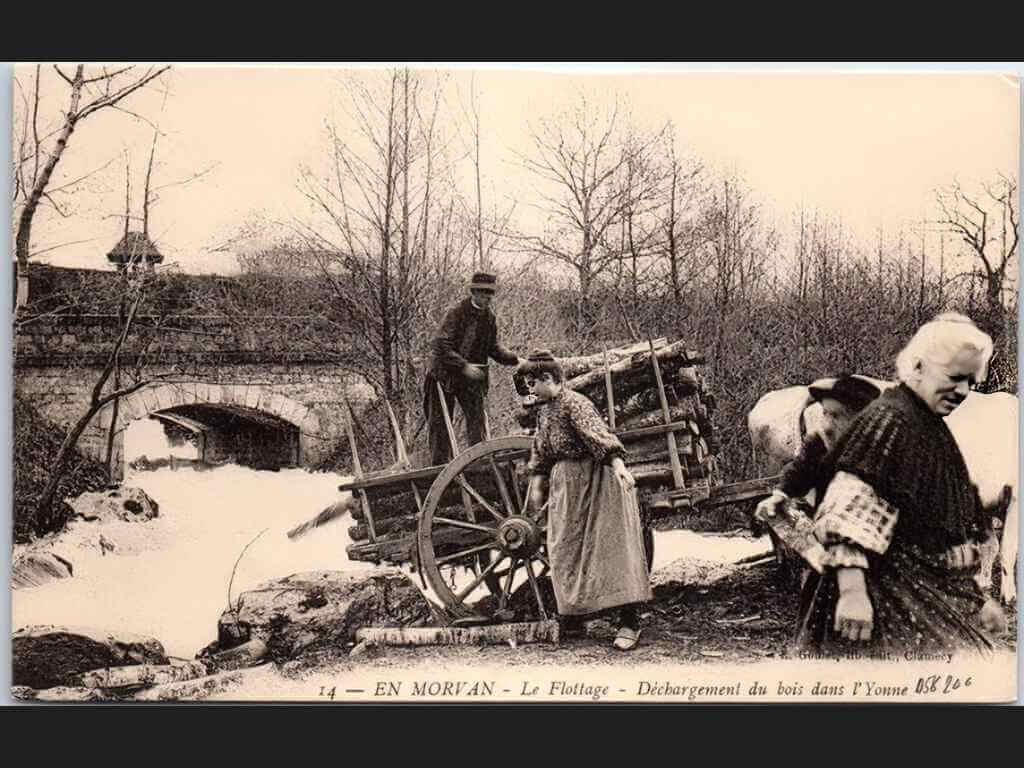 Flottage 2 - bois jeté a l'eau