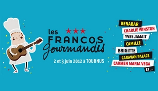 Affiche des Francos-gourmandes 2012